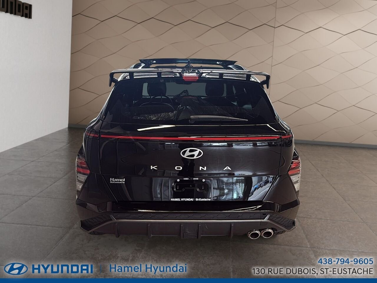 Hyundai Kona 2024 Noir Saint-Eustache - photo #3