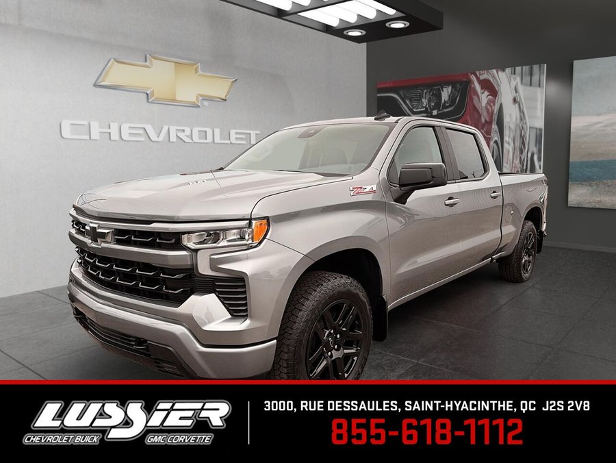 Chevrolet Silverado 1500 RST cabine multiplace 4RM 157 po 2026 GRIS STERLING METALLISE