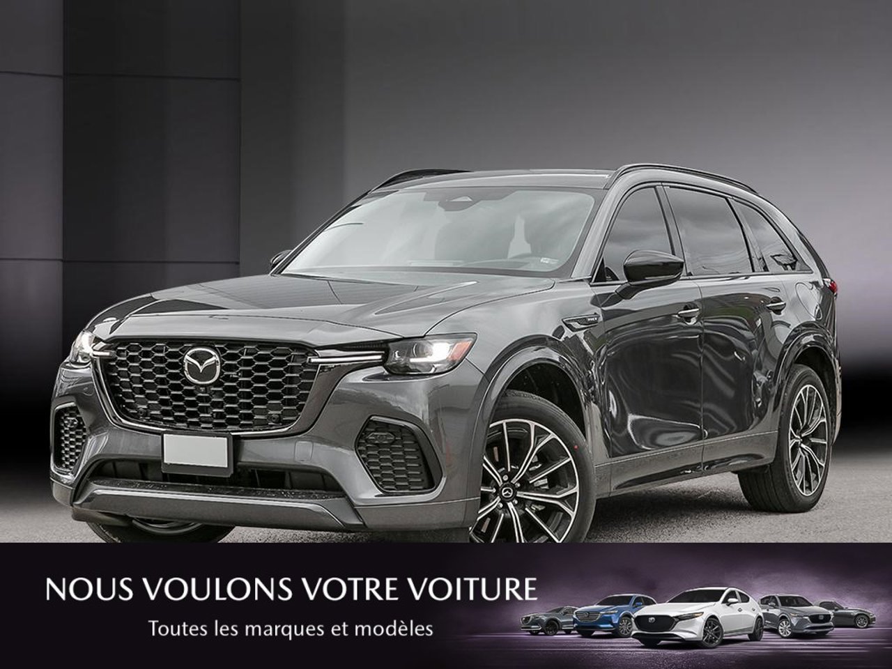 2026 Mazda CX-70 PHEV JM3KJDHA2T1208543 Machine Grey Metallic Mirabel - photo #0