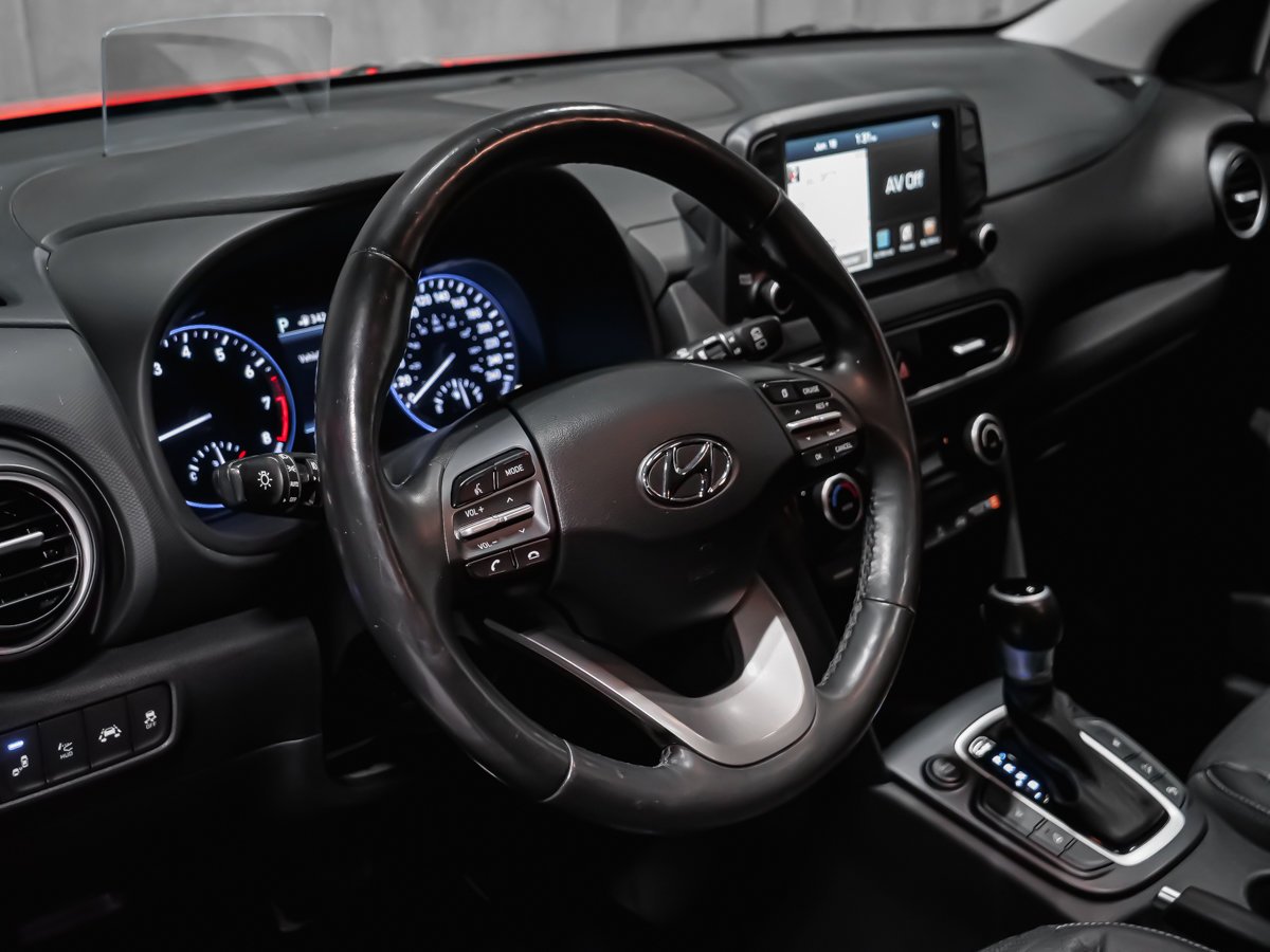 Hyundai Kona ULTIMATE TOIT OUVRANT VOLANT CHAUFFANT 2018 Rouge Montréal - photo #6