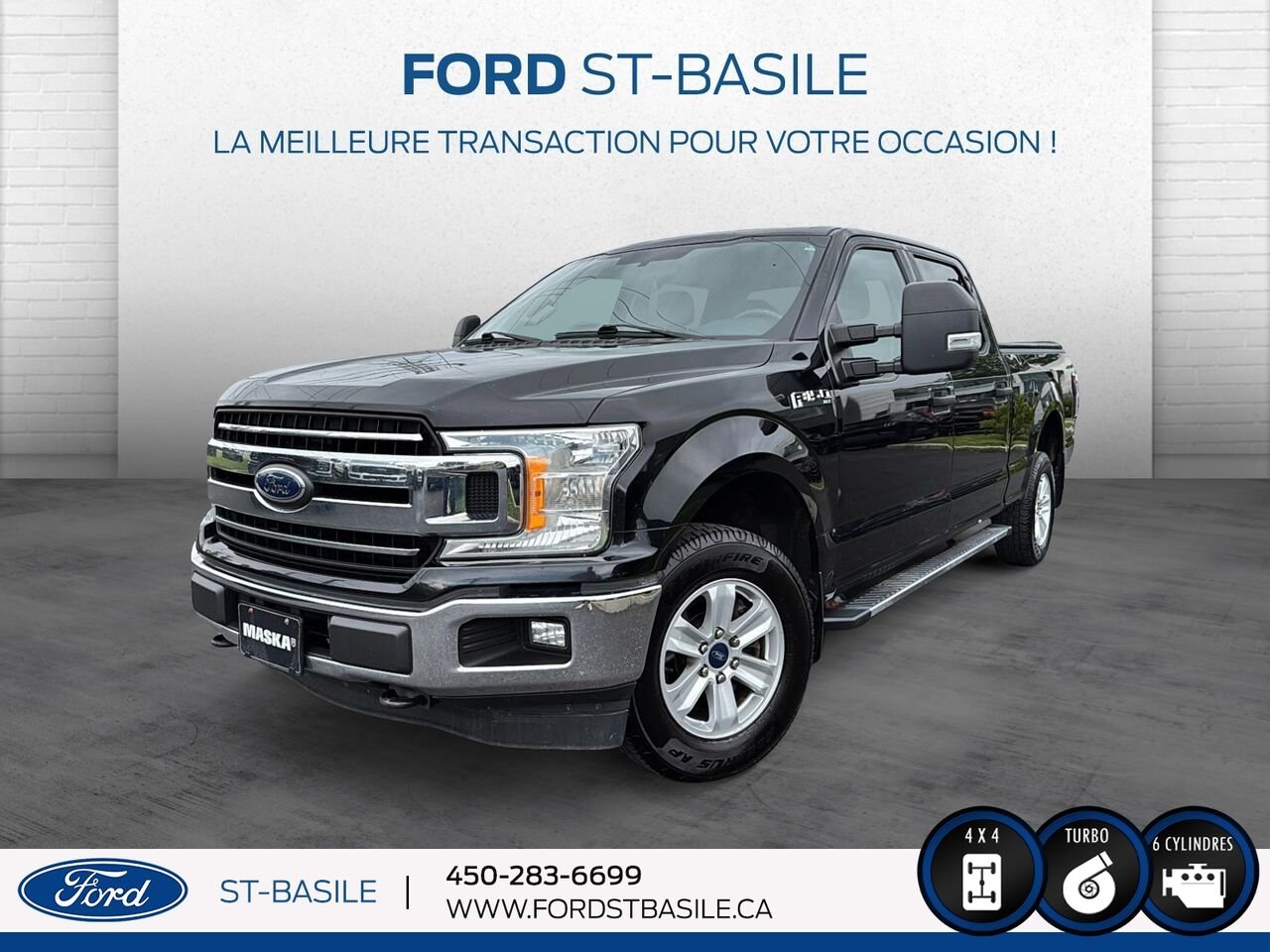 Ford F-150 2018 Noir Saint-Basile-le-Grand - photo #0