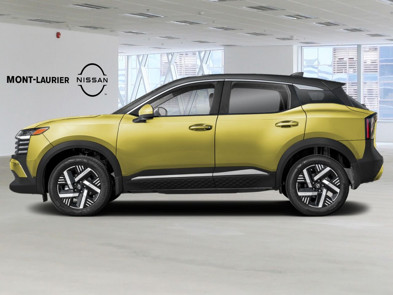NISSAN Kicks 2026 Jaune yuzu métallisé/Noir intense Mont-Laurier - photo #2