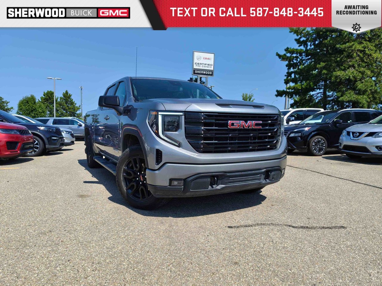 2023 GMC Sierra 1500 4WD Crew Cab 147 Elevation Grey Sherwood Park - photo #0