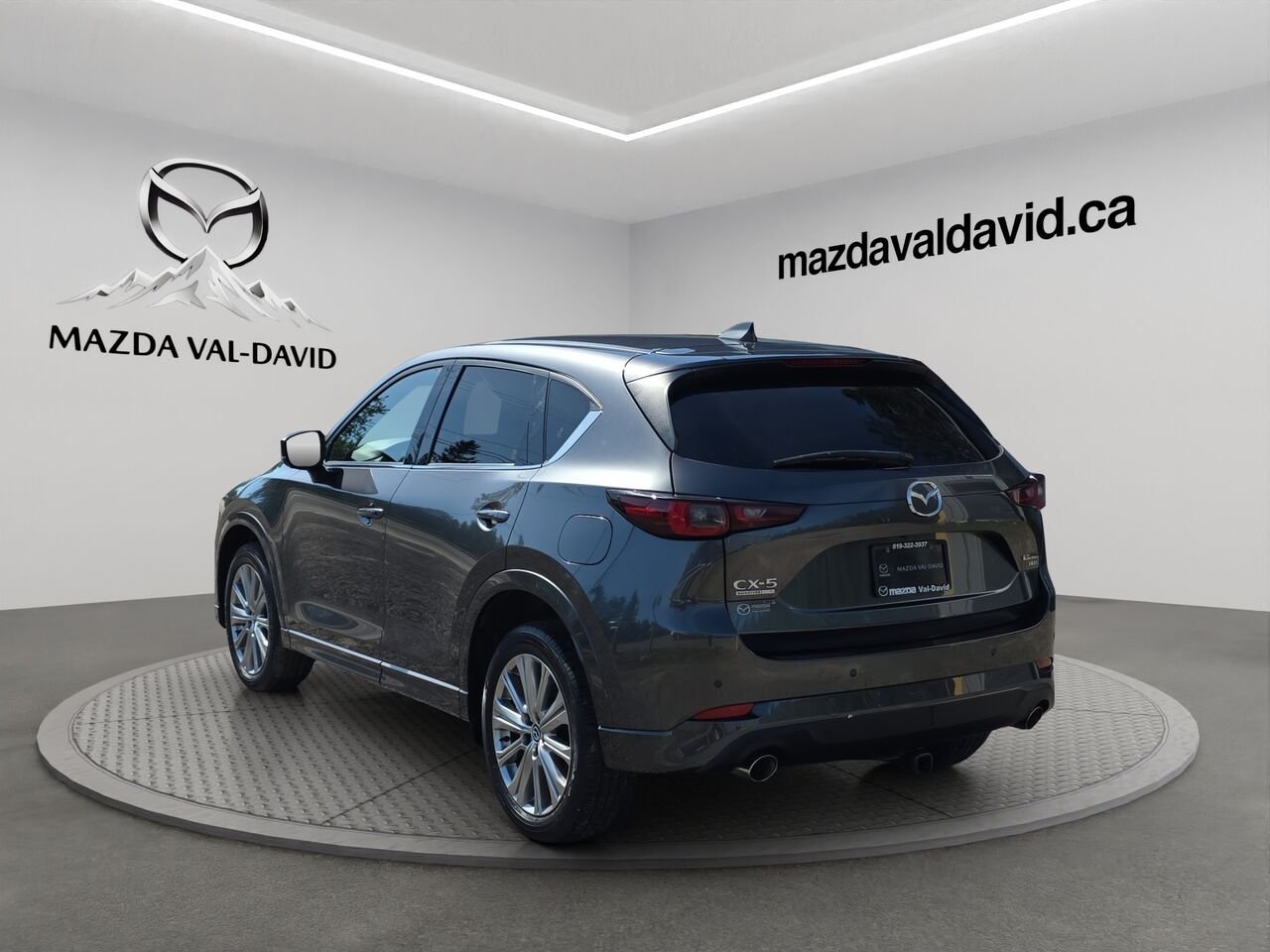 Mazda CX-5 Signature TI, BLUETOOTH, TOIT OUVRANT, VOLANT CHAUFFANT 2022 Gris Val-David - photo #19