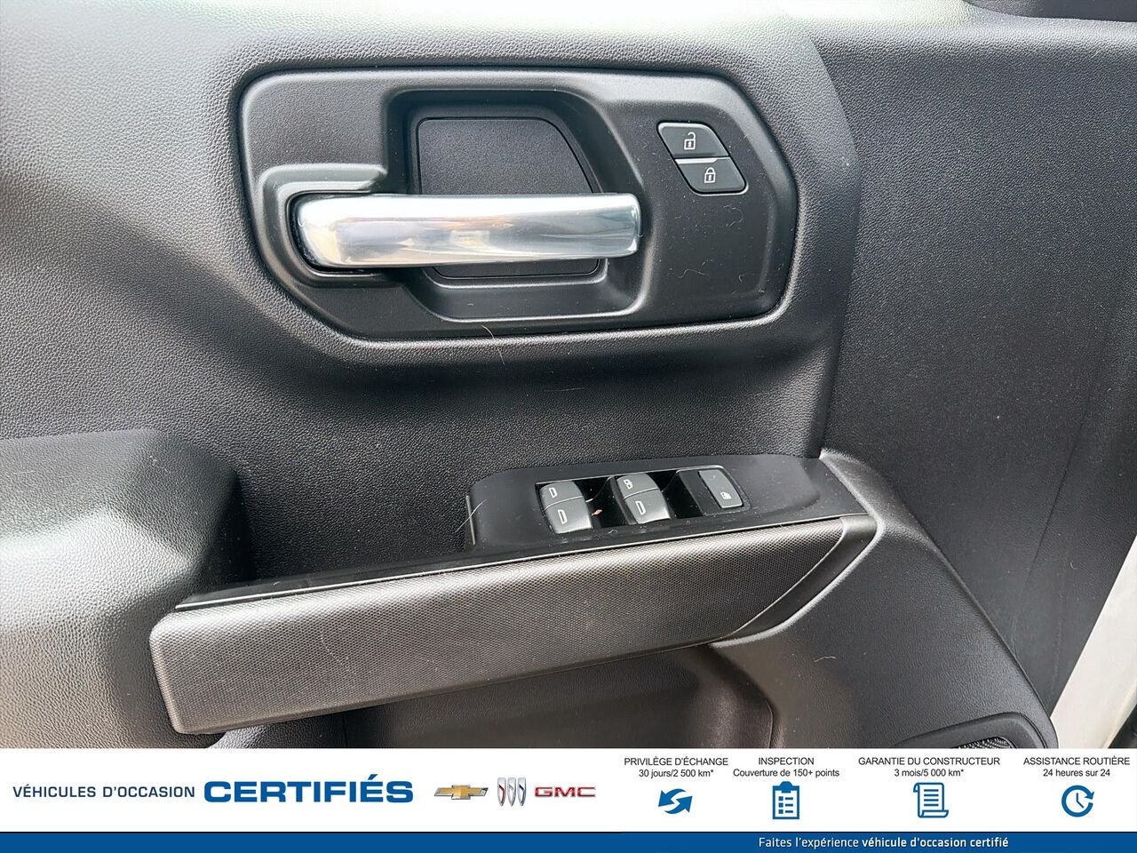 GMC SIERRA 1500 cabine double 4RM 147 po 2019 Argent Montmagny - photo #8