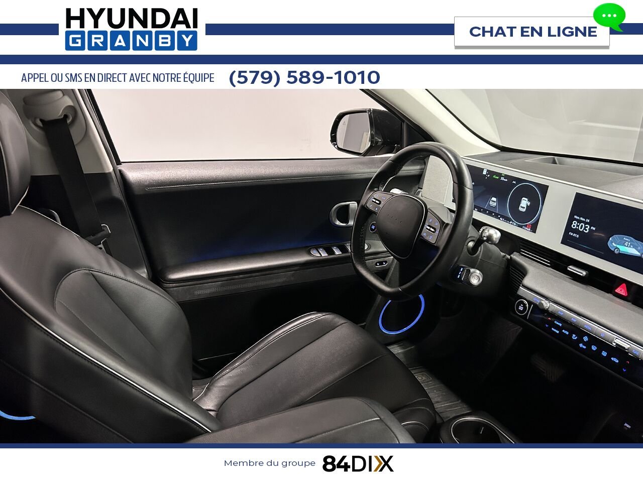 Hyundai IONIQ 5 2023 Noir Granby - photo #20