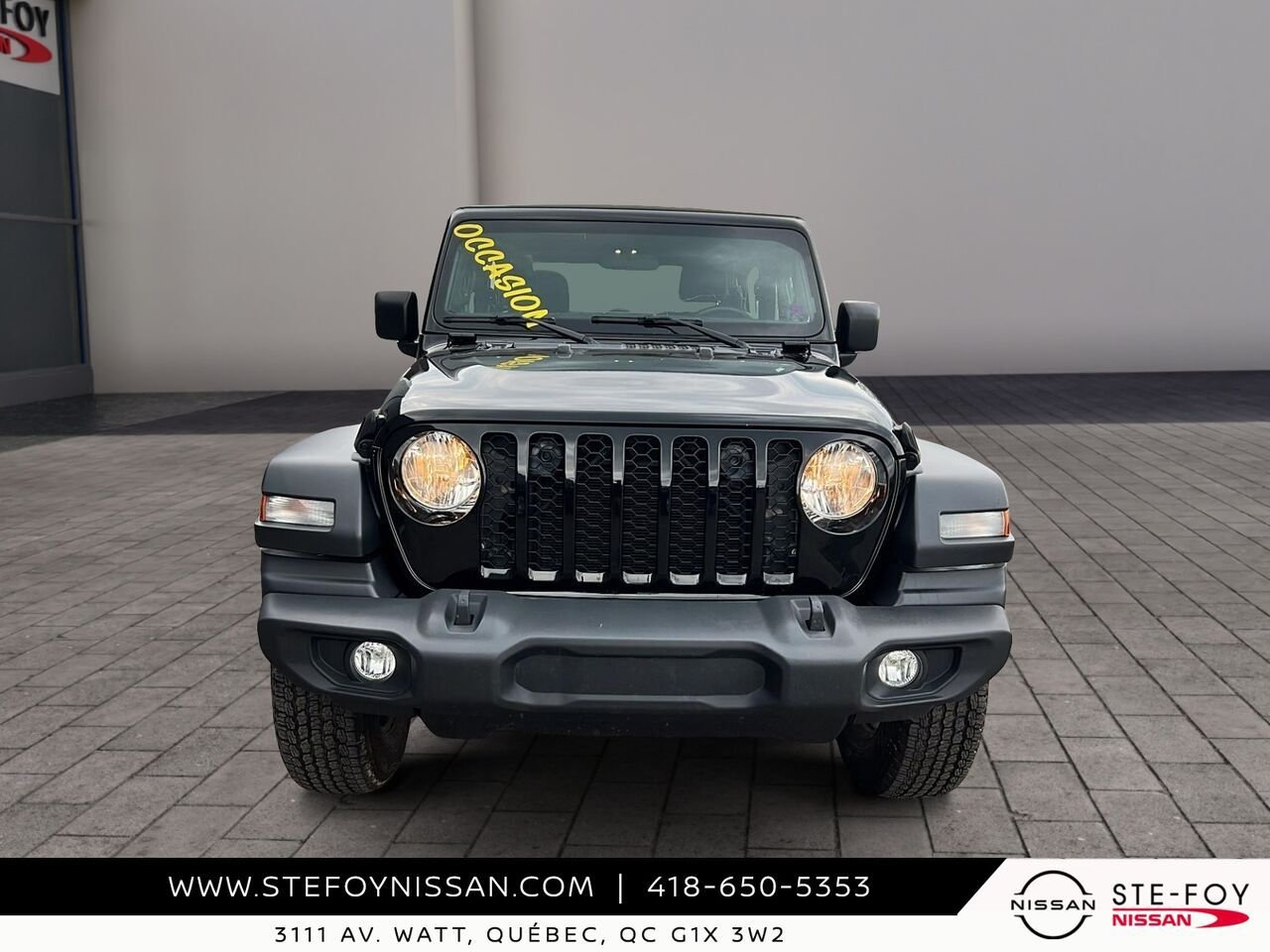 2024 Jeep Wrangler SPORT SOFT TOP QUICK ORDER PACK Black Ste-Foy - photo #1
