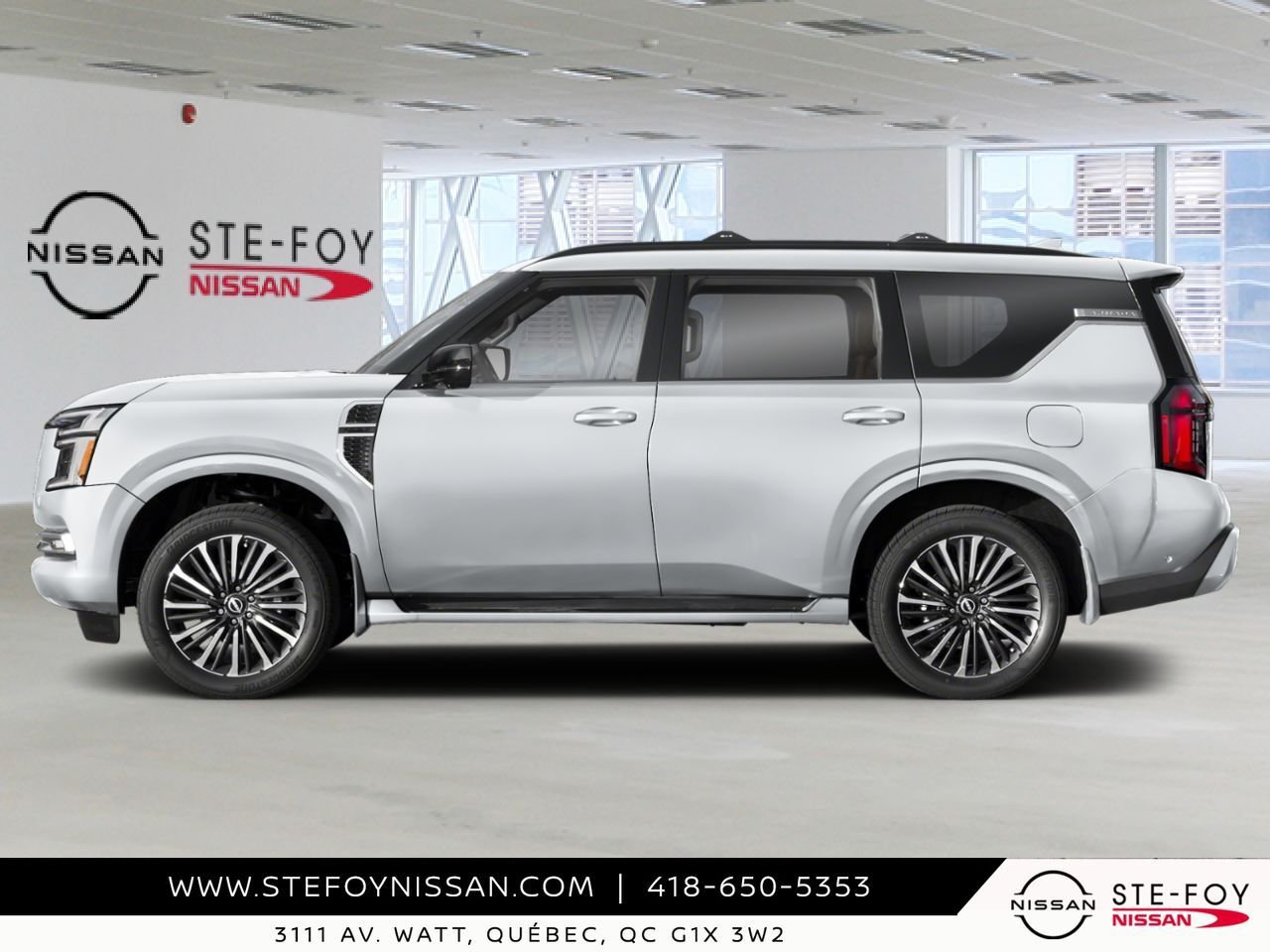 2026 NISSAN Armada Everest White Pearl Tricoat Ste-Foy - photo #1