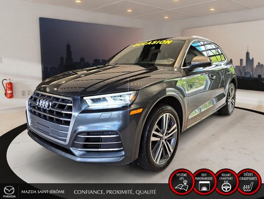 2018 Audi Q5 S-LINE | TOIT PANORAMIQUE | CUIR | QUATTRO | Grey
