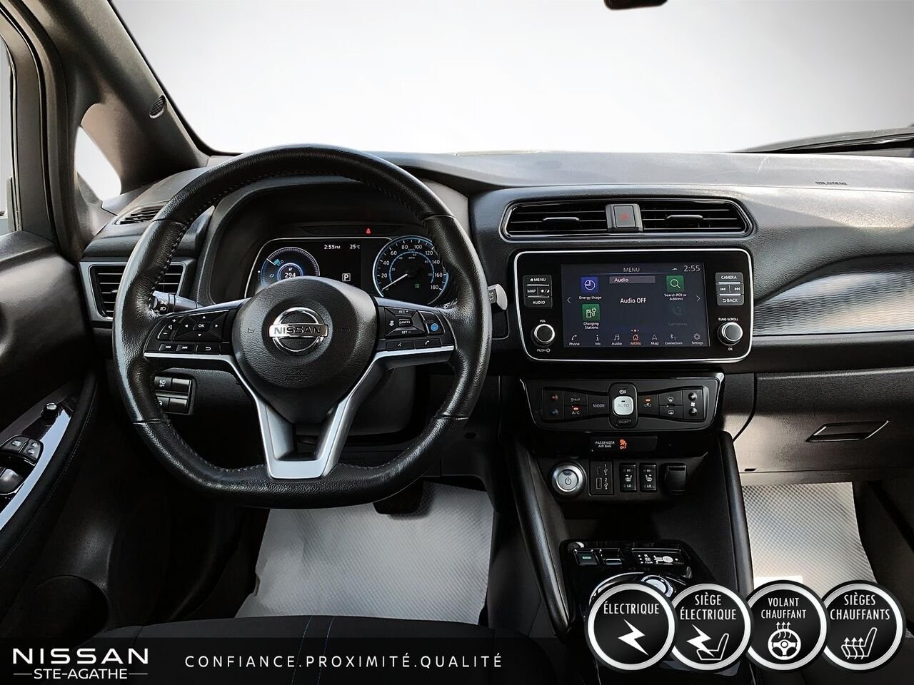 Nissan LEAF 2021 Blanc Saint-Jérôme - photo #9