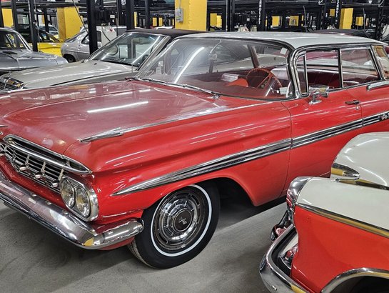 Chevrolet Impala 1959 1959 Rouge