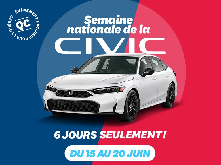Honda accueil CIVIC juin