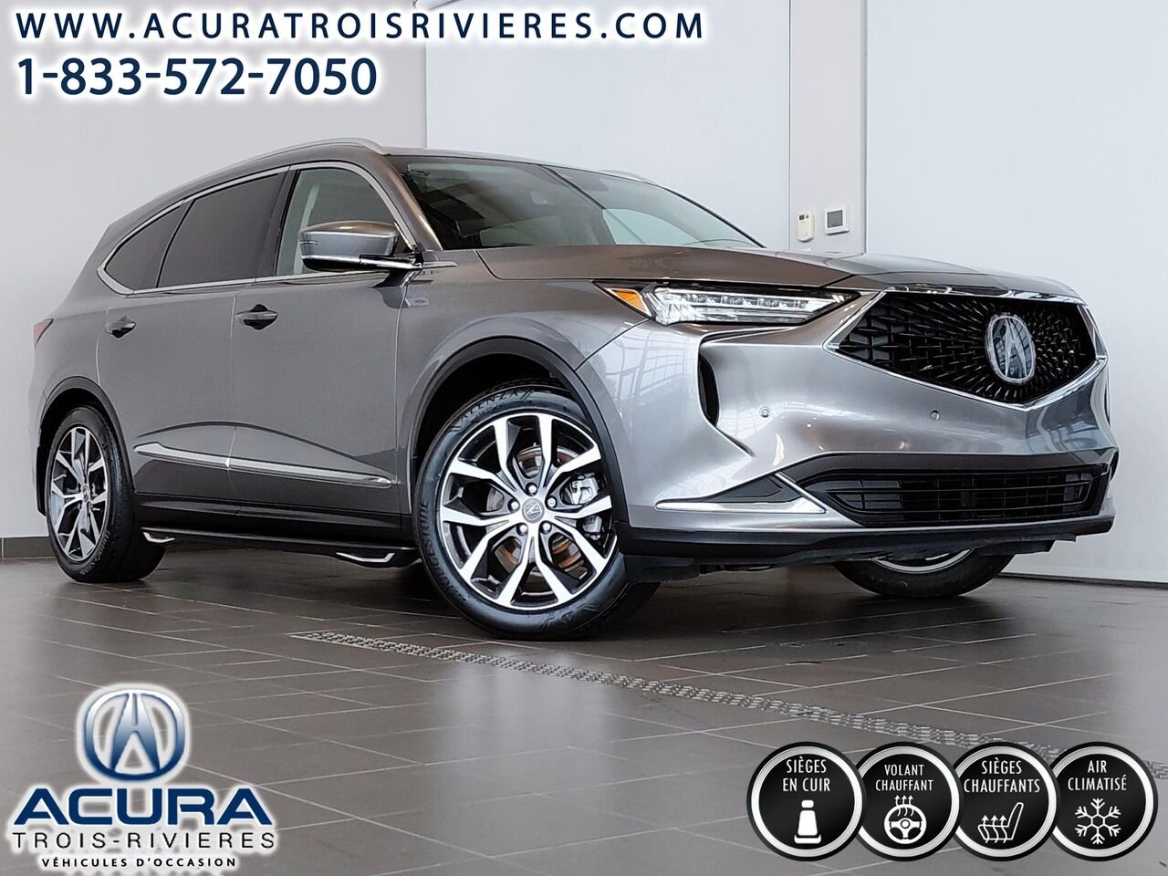 Acura MDX TECH SH-AWD 2022 Gris Trois-Rivières - photo #0