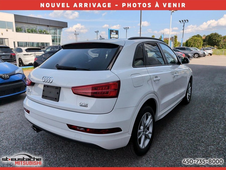 Audi Q3 Komfort 2.0 TFSI quattro Tiptronic-cuir-toit panoramique-sièges chauffants 2018 Blanc
