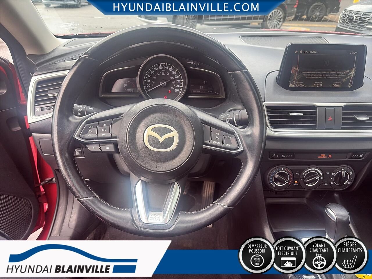 Mazda Mazda3 2017 Rouge Blainville - photo #14