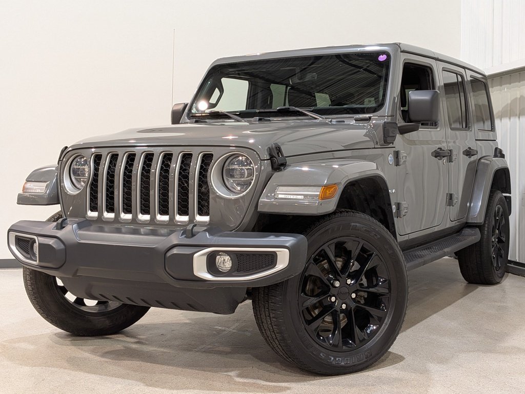 Jeep Wrangler 4xe Unlimited Sahara 4x4 2021 Gris Val-David - photo #0