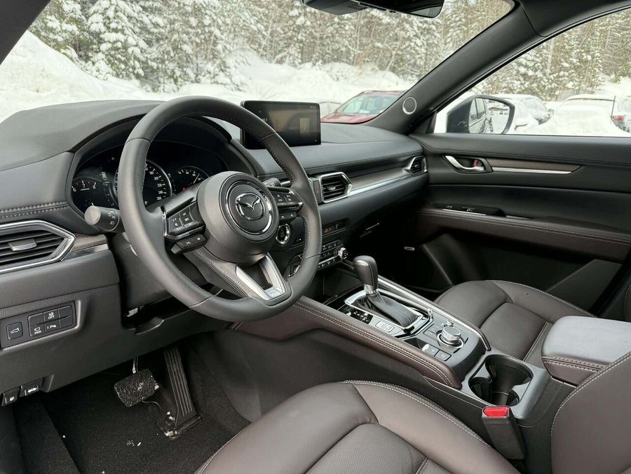 Mazda CX-5 Signature, awd, toit ouvrant, sièges, volant et rétroviseurs chauffants roue 19 pouce 2025 Noir de jais mica