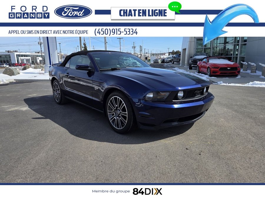Ford Mustang GT Convertible, manuelle GT Convertible, manuelle 2010 Bleu