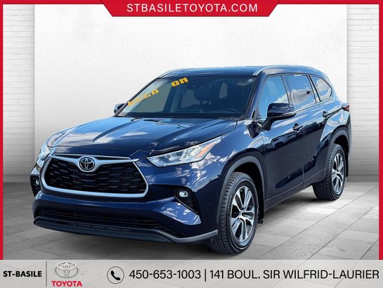 TOYOTA HIGHLANDER 2022 2022 Bleu heliographique