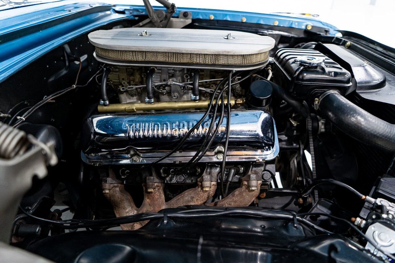 Ford Galaxie 500 *PRIX EN USD* 406 Cu In TriPower 4-Speed Convertible 1963 Bleu Montréal - photo #63