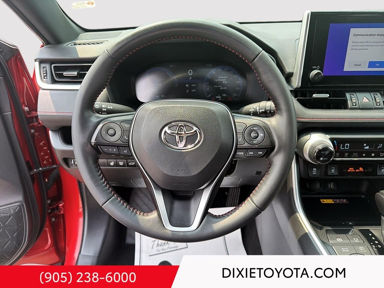 2024 Toyota RAV4 Prime PRIME XSE PLUG-IN HYBRID AWD / CLEAN CARFAX / HEATED SEATS / LEATHER SURFACE / MOONROOF / CARPLAY AND ANDROID AUTO Red Mississauga - photo #11