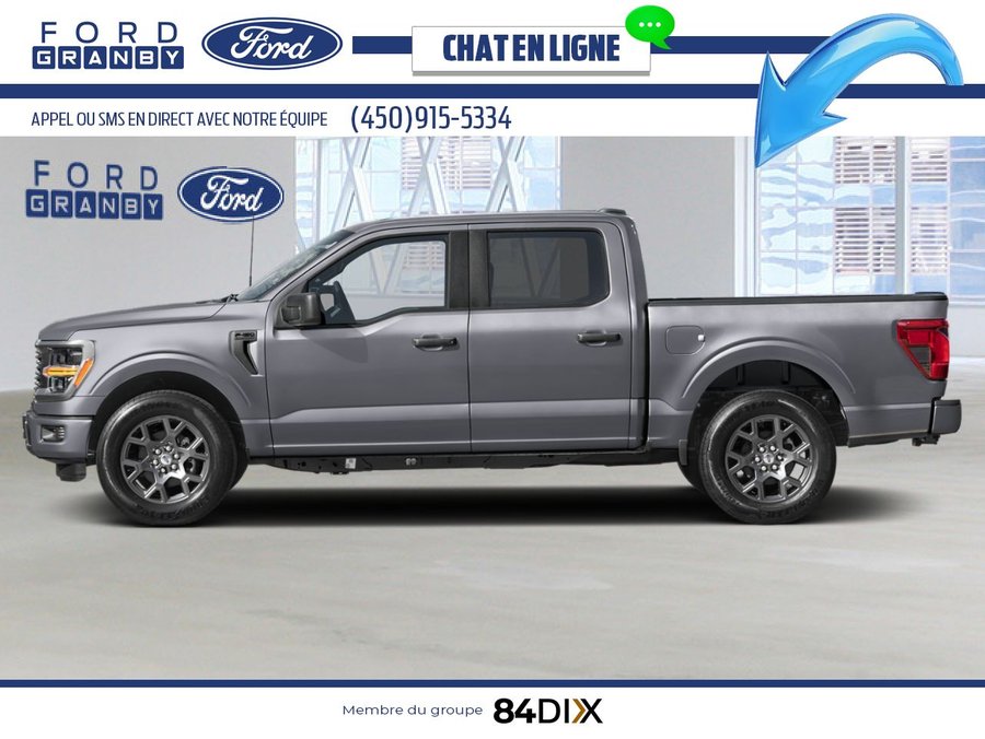 Ford F-150 STX cabine SuperCrew 4RM caisse de 5,5 pi 2026 Gris marais