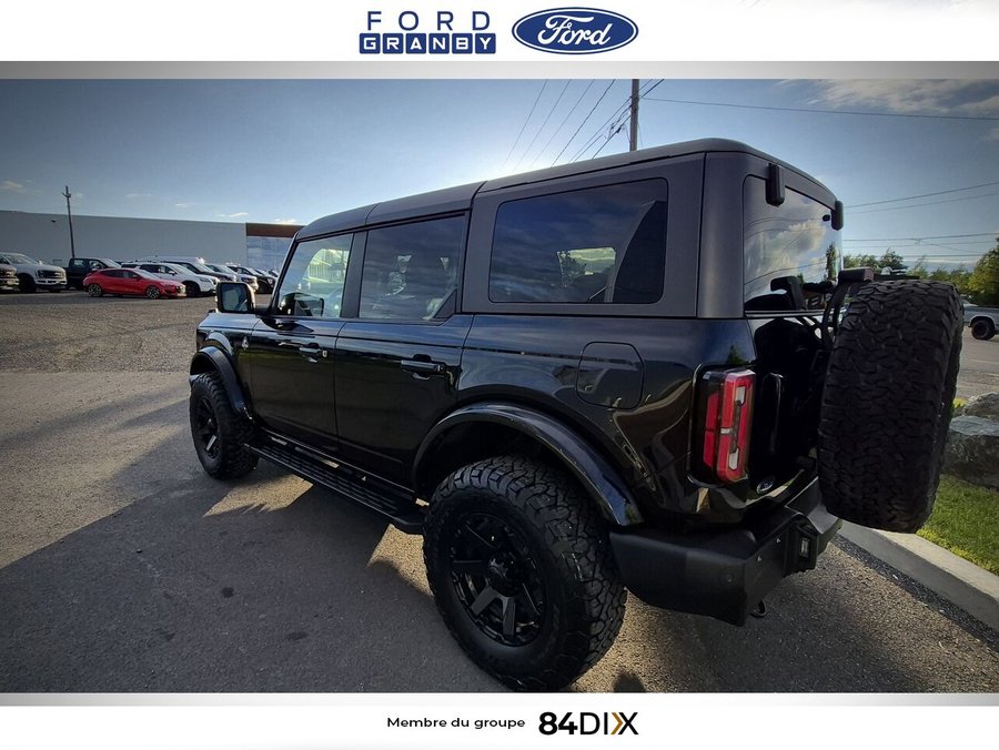 Ford Bronco Outer Banks évolué 4 portes 4x4 2022 Noir
