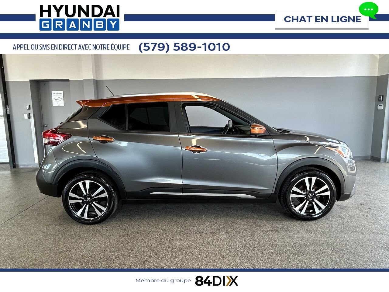2020 Nissan Kicks Grey Granby - photo #7