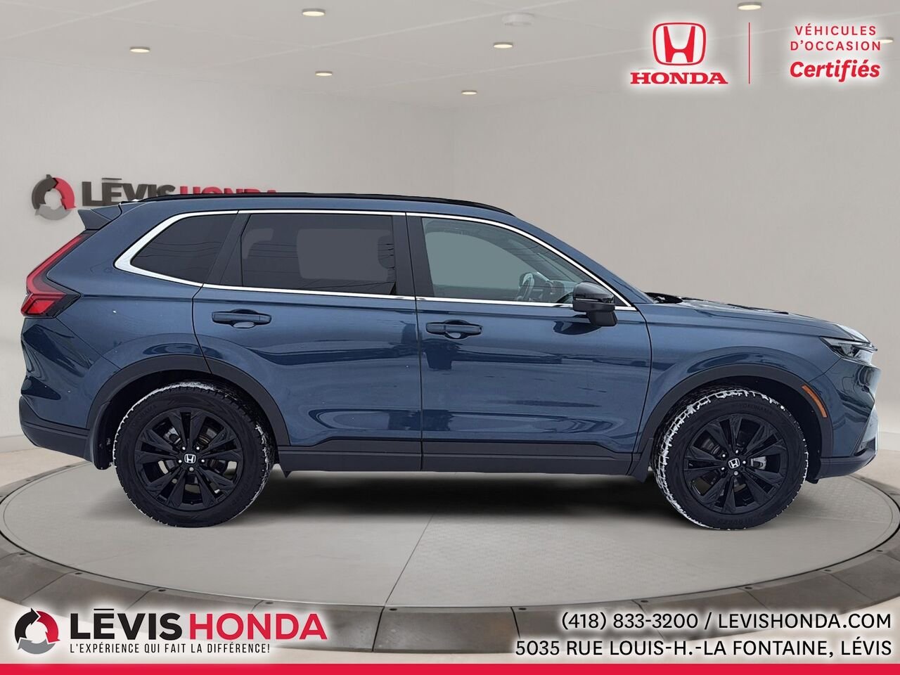 Honda CR-V Touring Hybride AWD Touring Traction Intégrale 2025 Bleu Lévis - photo #6