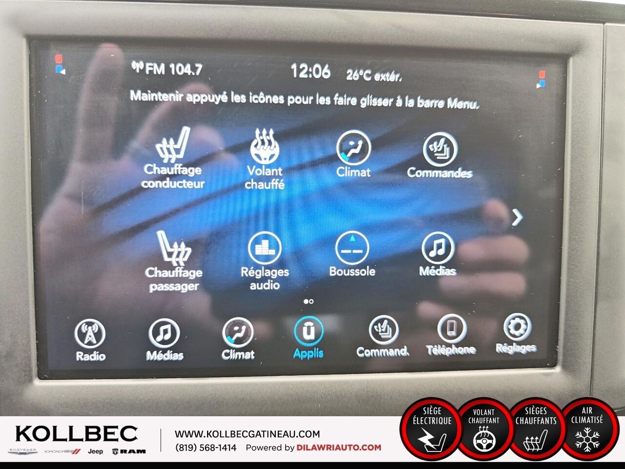 CHRYSLER GRAND CARAVAN SXT 2021 Noir Ottawa & Gatineau - photo #6