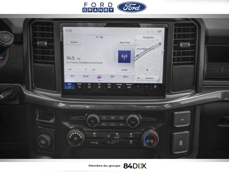Ford F-150 STX cabine SuperCrew 4RM caisse de 5,5 pi 2025 Blanc sidéral métallisé