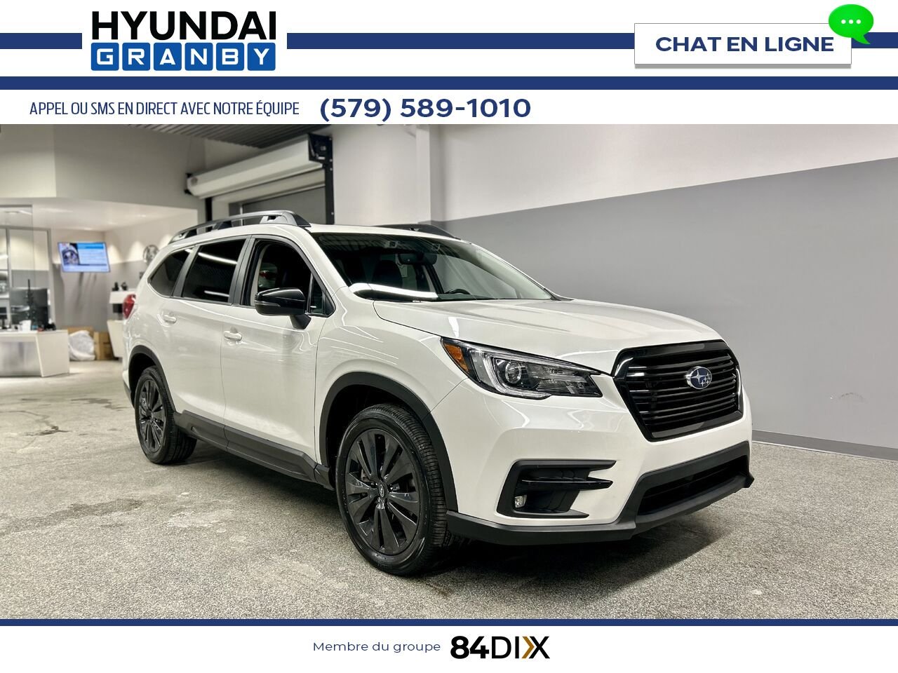 2022 Subaru Ascent White Granby - photo #0