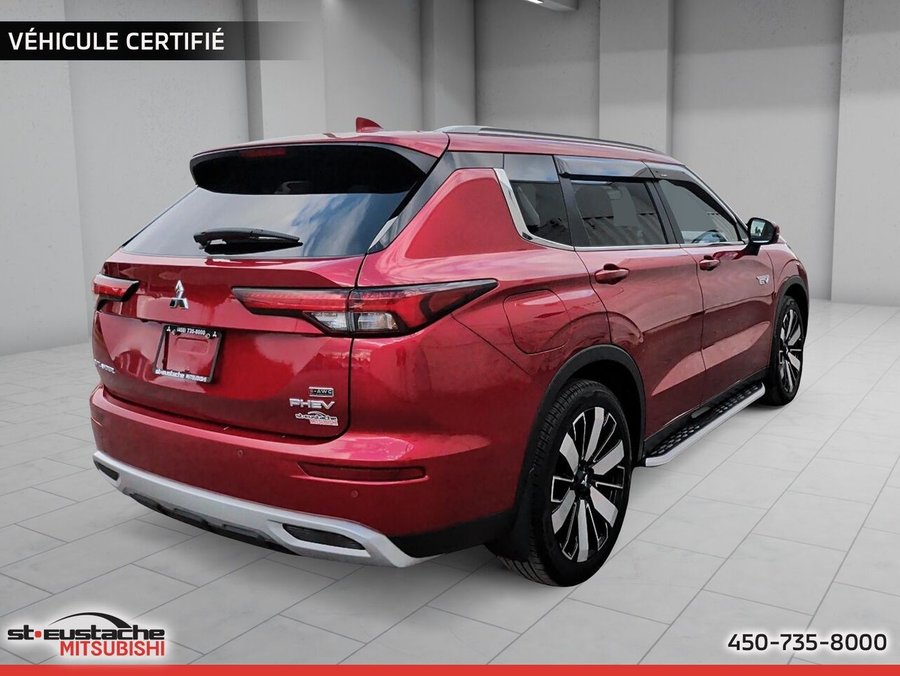 Mitsubishi Outlander PHEV SEL S-AWC PHEV PLUG IN-CUIR-TOIT OUVRANT-BANC CHAUFFANT 2023 Rouge