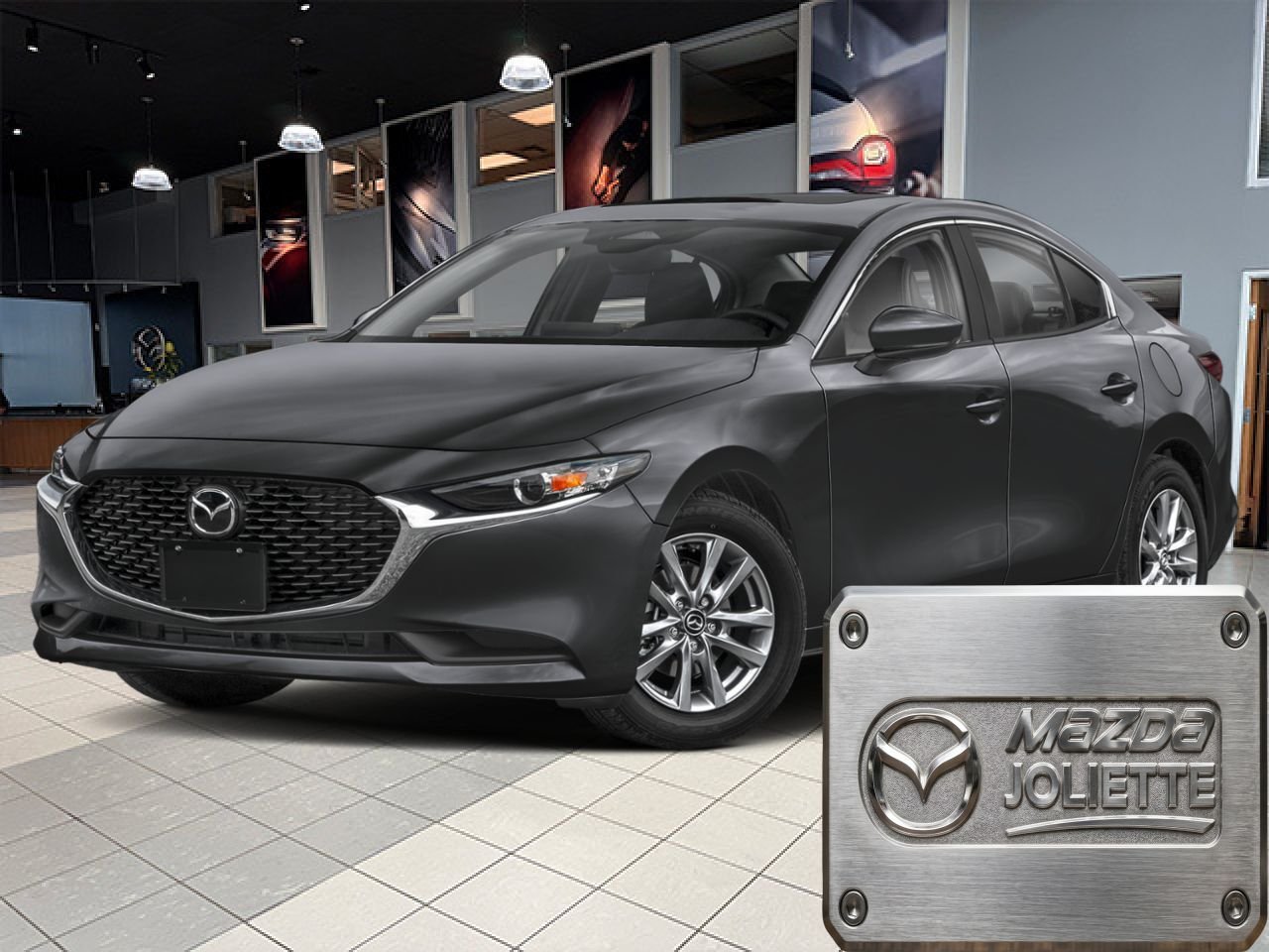 MAZDA Mazda3 2026 Gris mécanique métallisé Notre-Dame-des-Prairies - photo #0