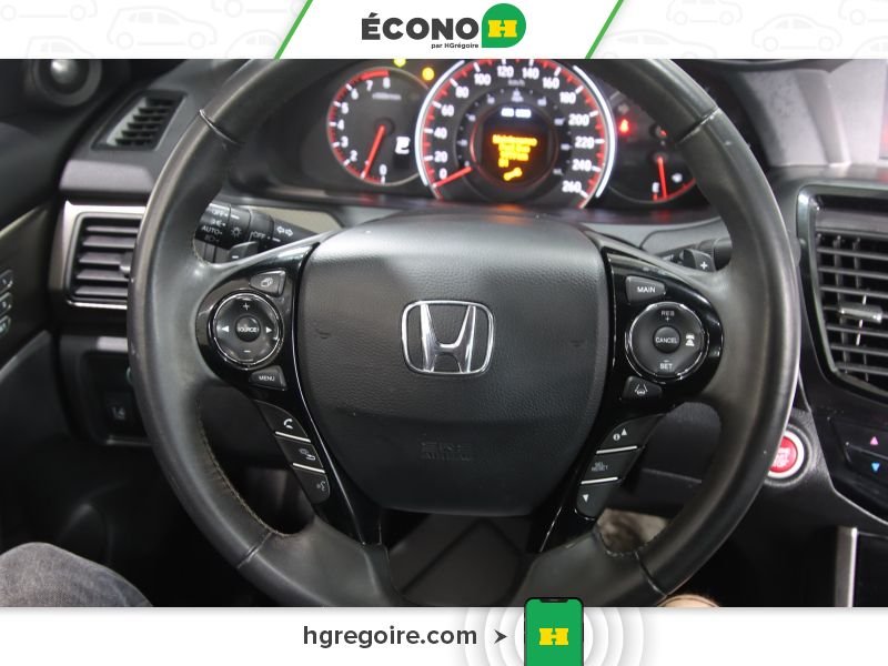 Honda Accord 729588 | TOURING COUPE CUIR TOIT MAGS BLUETOOTH 2016 Blanc Laval - photo #13