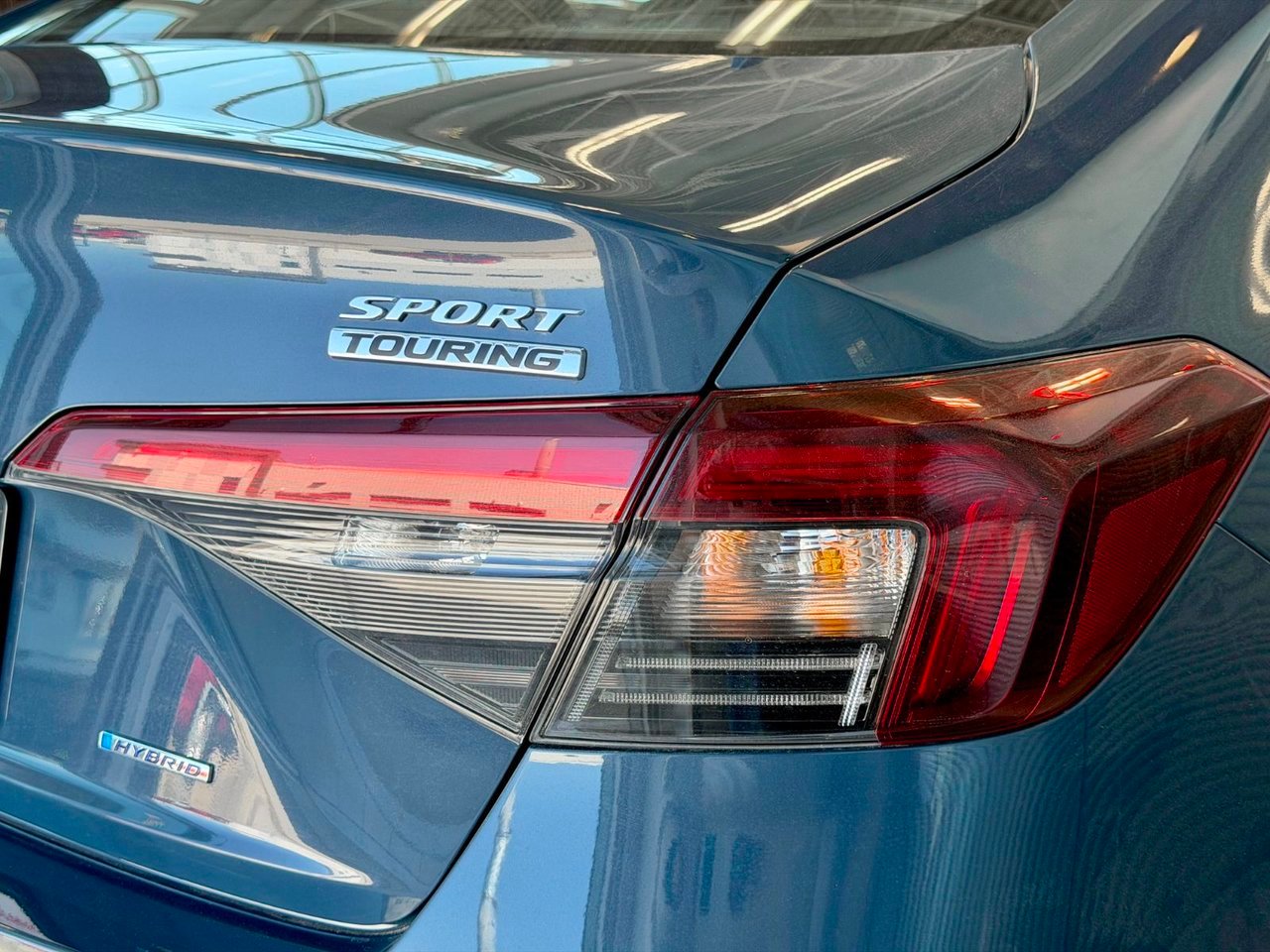 Honda Civic Sedan Hybrid 2025 Bleu Notre-Dame-des-Prairies - photo #12