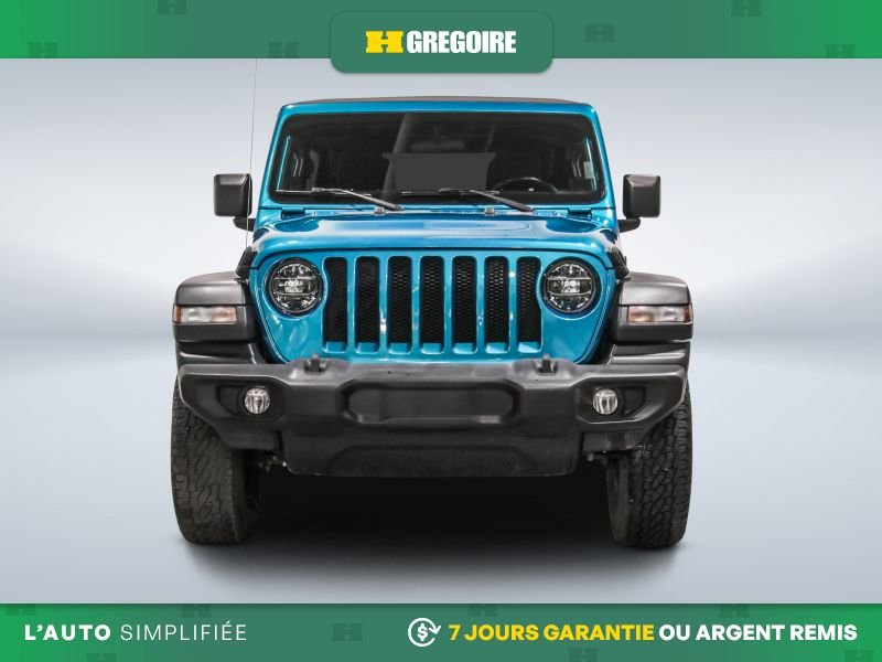 Jeep Wrangler Unlimited 729504 | Sport AWD AUTO A/C TOIT GR ELECT MAGS CAM RECUL 2020 Bleu Laval - photo #1
