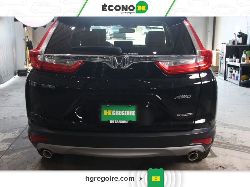 Honda CRV 821256 | TOURING AWD A/C CUIR TOIT MAGS 2018 Noir Laval - photo #5