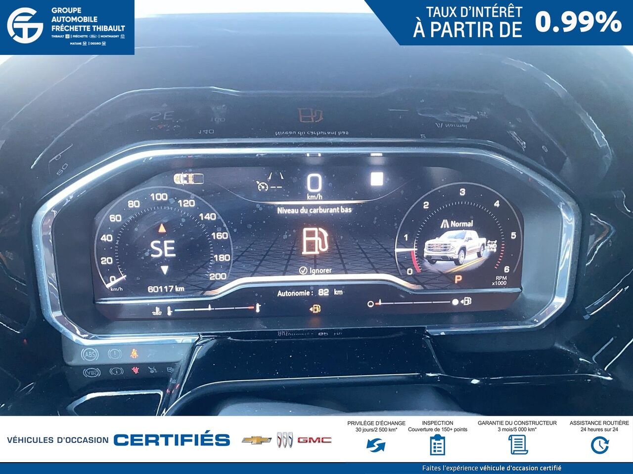 GMC SIERRA Elevation cabine multiplace 4RM 157 po 2024 Noir Montmagny - photo #13