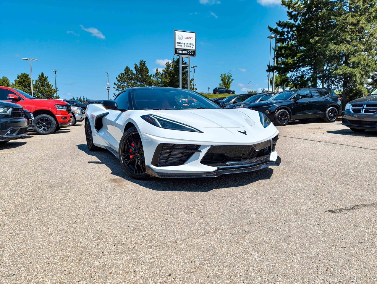 2025 Chevrolet Corvette 2dr Stingray Conv w/1LT White Sherwood Park - photo #1