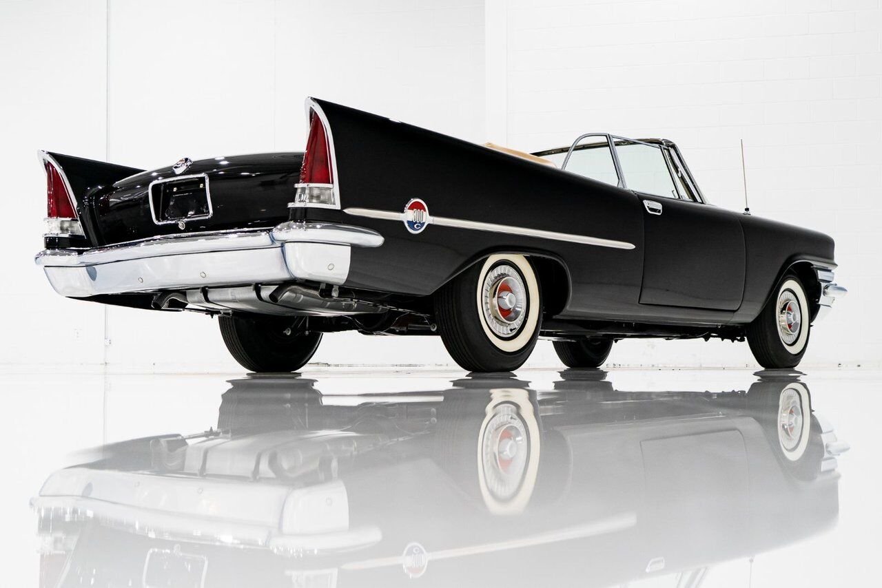 1957 Chrysler 300C 1 of 474 convertibles produced **PRICE IN USD** Black Montreal - photo #25