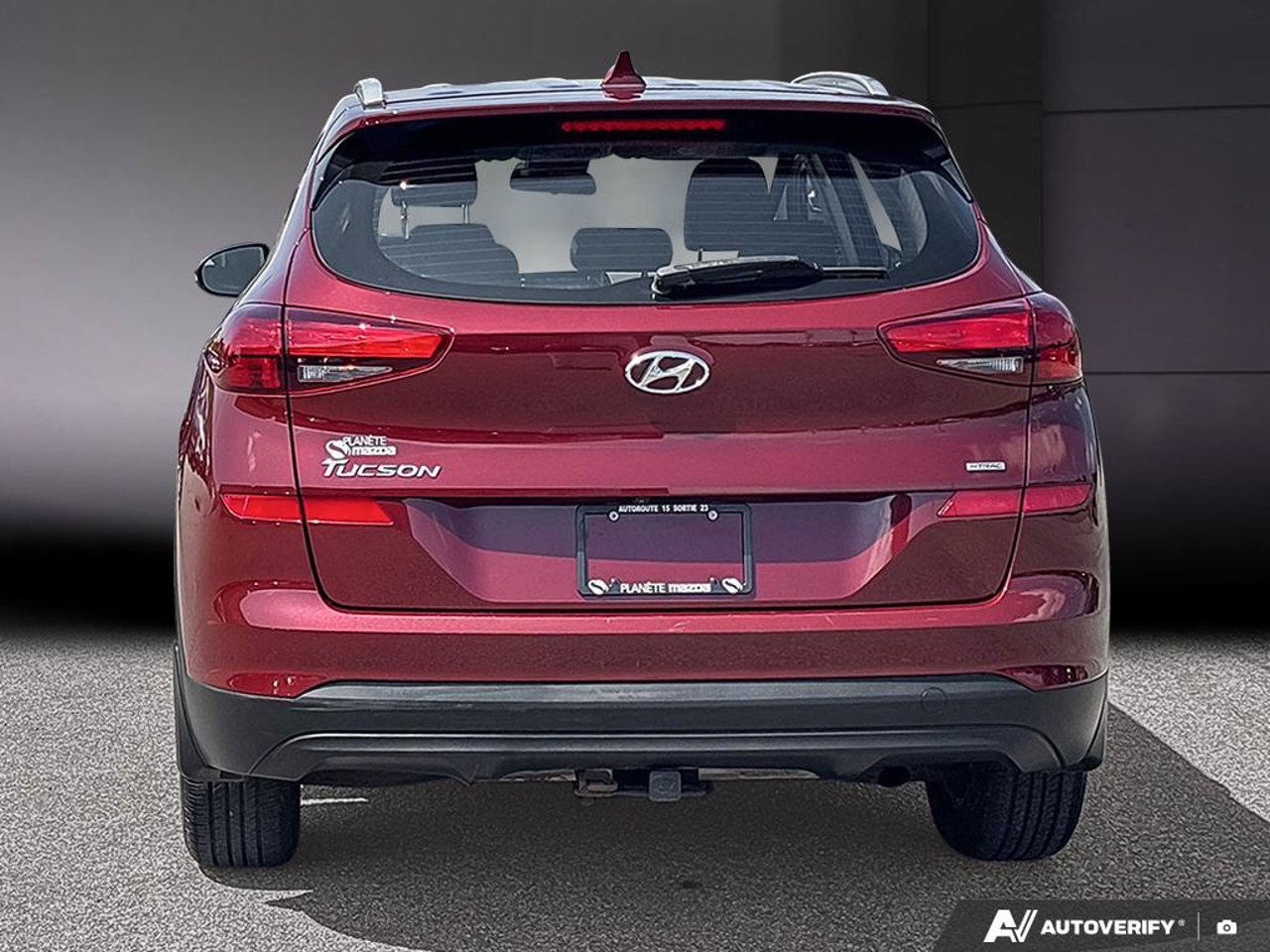 2019 Hyundai Tucson KM8J3CA48KU973097 Red Mirabel - photo #3