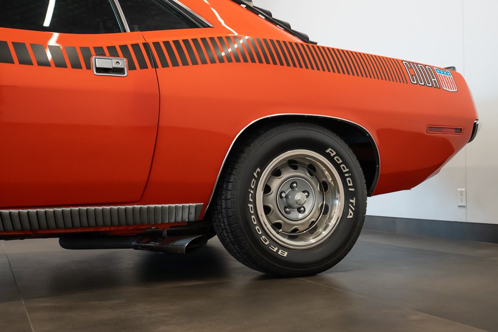 Plymouth AAR Cuda 1970 Orange Montréal - photo #72