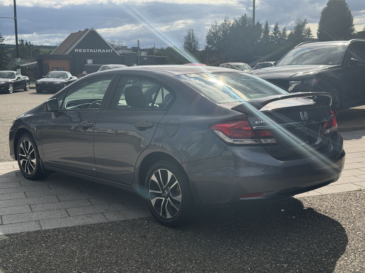 2014 Honda Civic Berline Grey Ste-Marie - photo #4