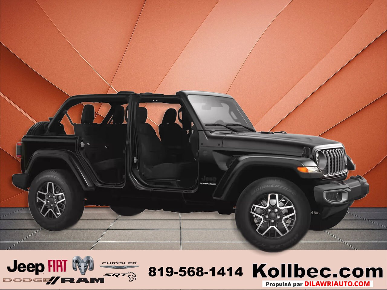 2025 Jeep Wrangler 251260 | Sahara 4 portes 4x4 Black Gatineau - photo #3