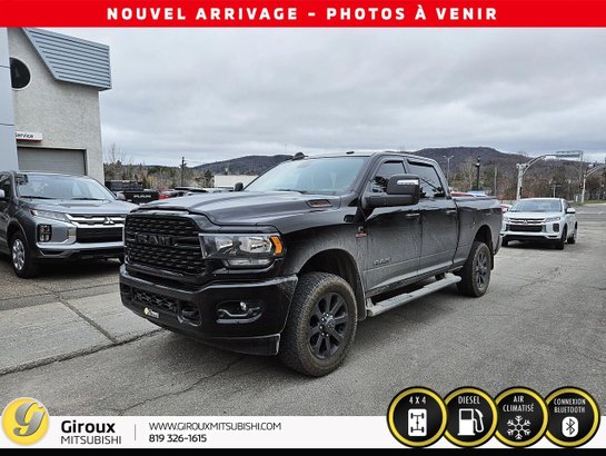 2024 RAM 2500 Big Horn cabine d'équipe 4x4 caisse de 6 pi 4 po Black