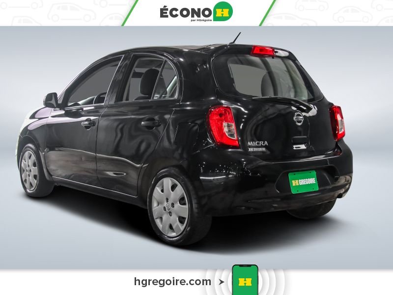 Nissan MICRA 821043 | S AUTO GR ÉLEC A/C BLUETOOTH 2018 Noir Laval - photo #4
