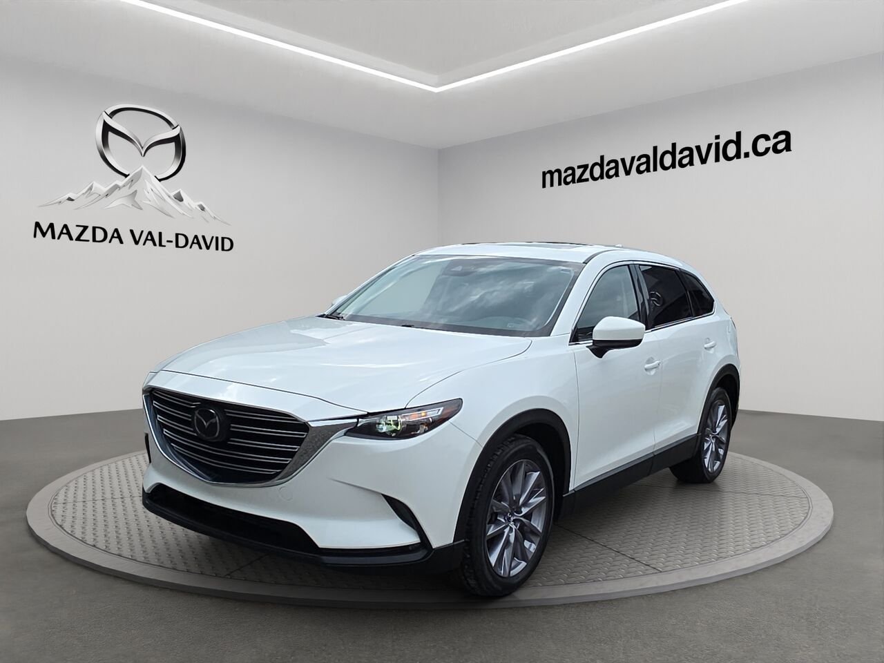 Mazda CX-9 GS-L TI, 7 passagers, Apple carplay, Toit ouvrant, volant chauffant 2023 Blanc Val-David - photo #0
