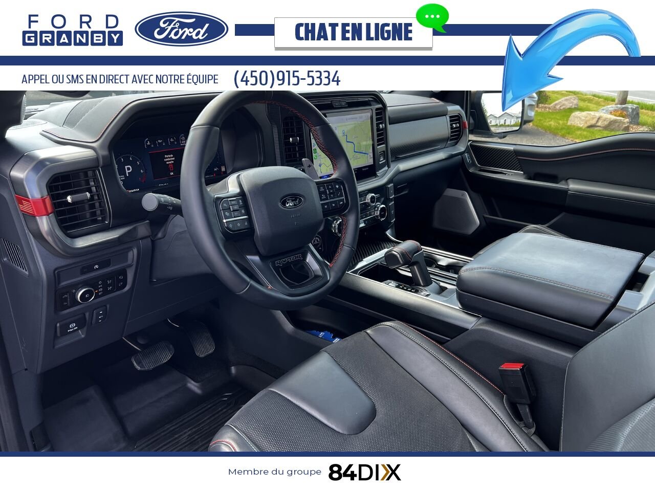 Ford F-150 RAPTOR 37 802A 2025 Vert Granby - photo #9