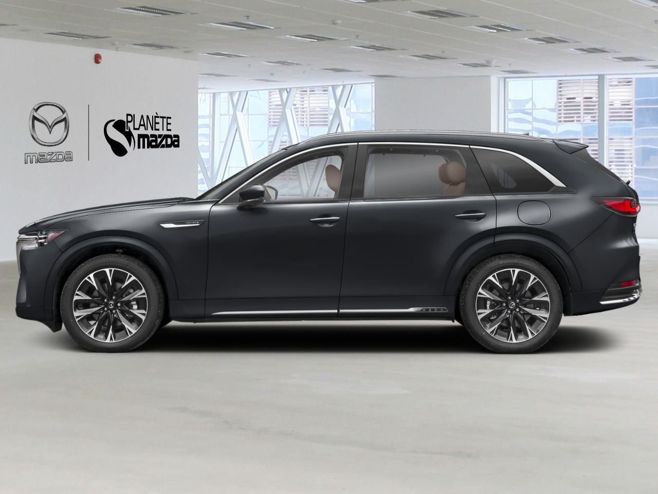 2026 Mazda CX-90 MHEV JM3KKEHC3T1398244 Jet Black Mica Mirabel - photo #1